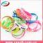 Fitness sports newest style hot sale silicone bracelet for 2015