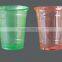 Clear&Colorful PET Disposable Plastic Cup For Dessert With Dome Lids