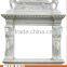 Marble & Granite Indoor Used Stone Fireplace Mantel