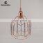 Industrial Cage Lamp,Choice of Cage Color,Wire Cage Pendant Lamp