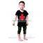 New coming stylish casual red and black cross haren pant cotton suit comfortable boy clothing sets