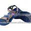 Custom color full size leather sandal slipper flip flop for men