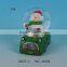 Unique christmas snow globes,resin santa snow globe for wholesale