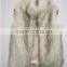 New Arrival faux fur vest for women wear cheap women faux fur vest