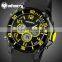 INFANTRY Yellow Men's Quartz Chronograph Black Silicone Military New Watch