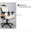 WHITE LEATHER Racing Gaming Office Chair Headrest Most Durable Office Chair Fashionable SPO