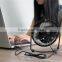 High velocity USB 4 inch metal 5V desk fan with 3 aluminum blades