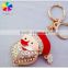 Santa Claus keychain for christmas,happy new year christmas promotion 2016 gift,gift for chritmas pomotional new year christmas