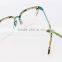 Tortoise New Arrival Half Rim Eye Glasses Frame