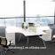 office furniture melamine boss office desk with front modesty panel