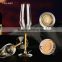 24K Gold Foil Glass Champagne Flutes , Drinking Glass Cup , Toasting Champagne Flute with Gift Box