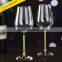 24 Carat Gold Foil Wine Glass Design Unique Drinking Glass for Bank VIP