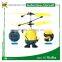 Promotional flying minion aircraft mini airplane toy