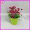 mini artificial plastic flower pot plant