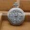 2016 antique vintage women flower design pocket watch with chain