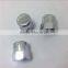 metal end cap customize size option metal meterial and surface treatment Metal cap in Chrome plated