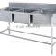 Commercial Stainless Steel Kitchen Sink For Restaurant GR-303C