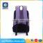 Factory direct price comfortable soft purple 600d diaper bag backpack baby