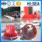 10 meters High FRP Navigation Indicator Light Beacon with Solar Power Supply System