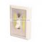 2pc 3W or 1W COB switch working lamp torch with magnet night light-cordless light