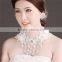 MYLOVE High quality handmade lace jewelry set white bridal jewelry MLT007