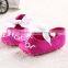 new style hot sale dot cheap lovely lace baby shoes