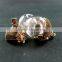vintage style antiqued bronze oak nut 18mm glass dome set DIY pendant charm supplies 1810380
