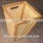 man made bamboo flower umbrella sundry laundry storage basket for home decoration