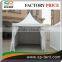 white pvc aluminum frame pagoda mongolia tent 5x5m with pvc windows