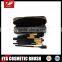 10pcs 100% Nylon Hair Handle Shiny Black Acrylic Handle Travel Make up Brushes