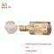 M4 Nickel Plated Steel Cabinet Shelf Support Pins with Screw