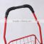 2015 High Quality Steel Material and Red Shopping Cart Type collapsible shopping trolly