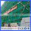 Fire retardent green hdpe construction scaffolding safety net with virgin material/ recycle material safety net