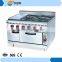Cheap factory price 4 burners gas powered stove with oven