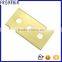 Titanium Coating Three Holes Blade For Copper Film Cutting