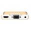 1080P HDMI And VGA+Audio Dual Display Converter Digital AV Multiport Adapter Golden