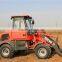 EVERUN New Condition Wheel Moving Type Compact Front End Loader With Grass Forks