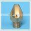 1/4",3/8",1/2",3/4" BSPT or NPT brass narrow angle flat fan spray nozzle