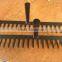 22 teeth talon rake with fiberglass handle
