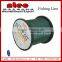 20LB 100M dark green color PE braided fishing line