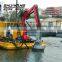 Safe and reliable Sand Suction Pontoon Boat with Cast Iron Water Pump for sale