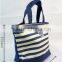 Store More Striped Sailor Summer Beach Shopping Canvas Handbag Tote Bag Shoulder Bag