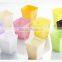 Square PP plastic flower pot decorative garden plastic flower pot