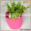 decorative colorful plastic jute flower bag garden flower pot