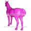 Custom art resin animals life size horse statues for sale