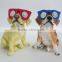 Resin Funny Dog Outdoor Garden Decoration Solar Lights