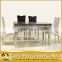 luxury stainless steel dining tbale restaurant furniture