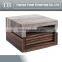Luxury Fashionable side table with natural travertine top