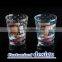 transparent custom silk decal printing glass mug for drinking