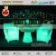 White plastic material led chair / latest design outdoor glow chairs